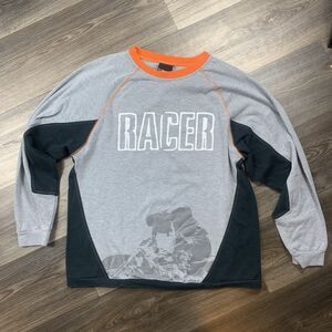 Vintage KTM Racing Heavy Shirt Mens Size L Long Sleeve MTX Motocross